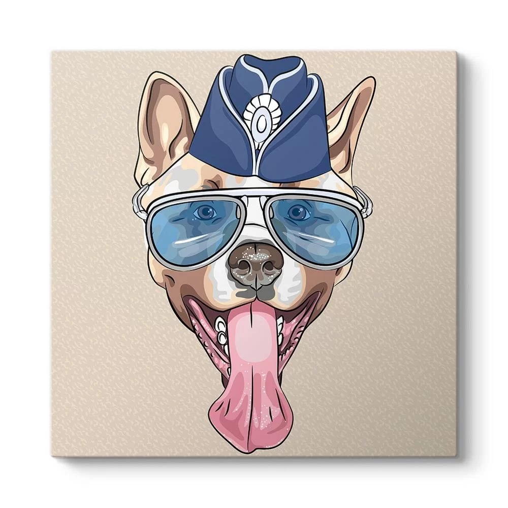 Pitbull Popart Tablosu - Model 3